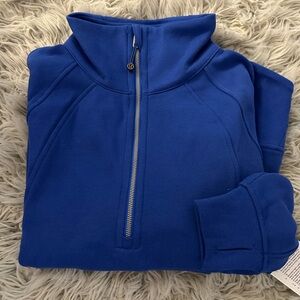 Lululemon Scuba long funeral neck in Cerulean Blue